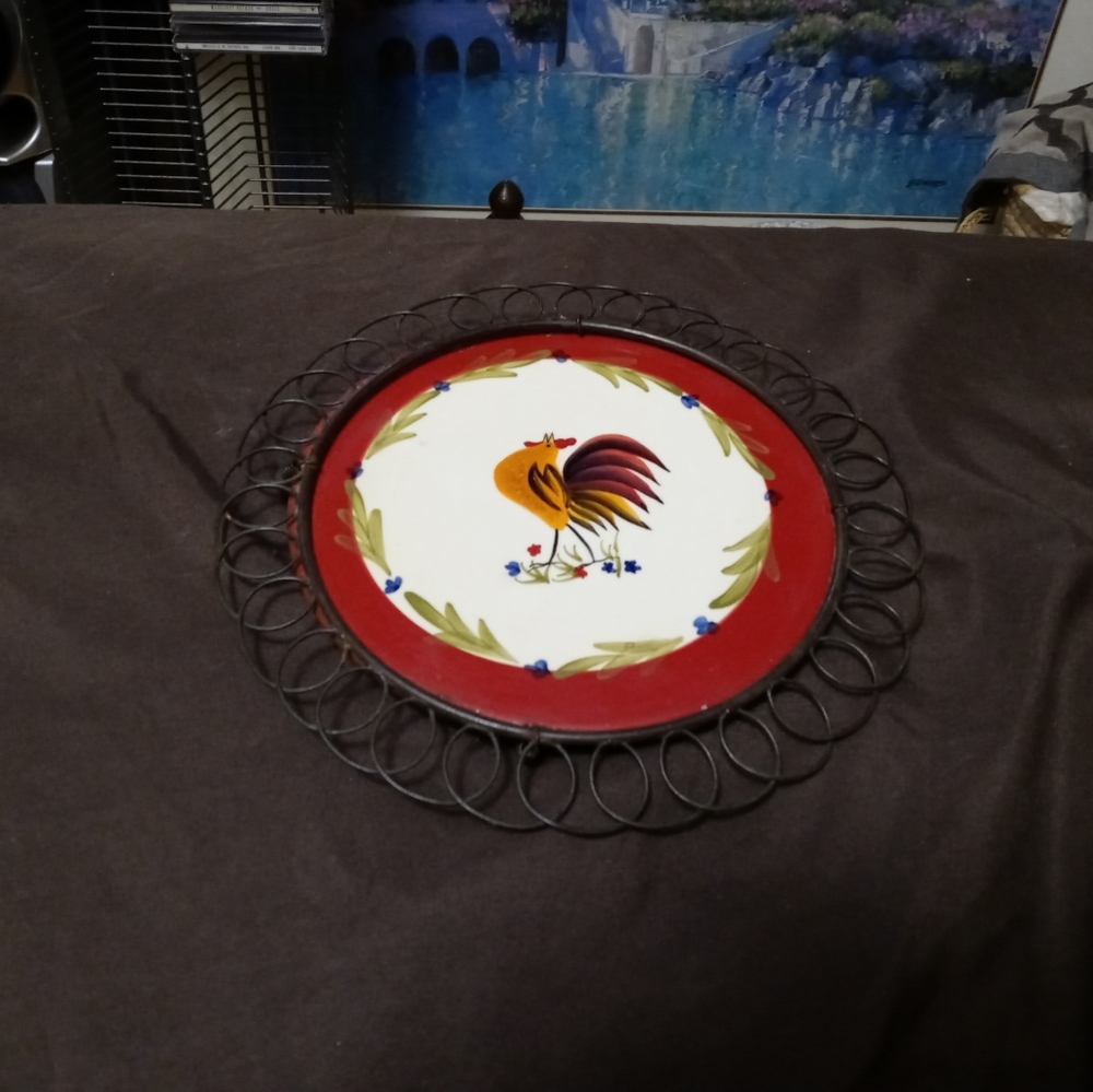 🍪🍲AVON TABLE ROOSTER COASTER🏤🐴 - Picture 6 of 11